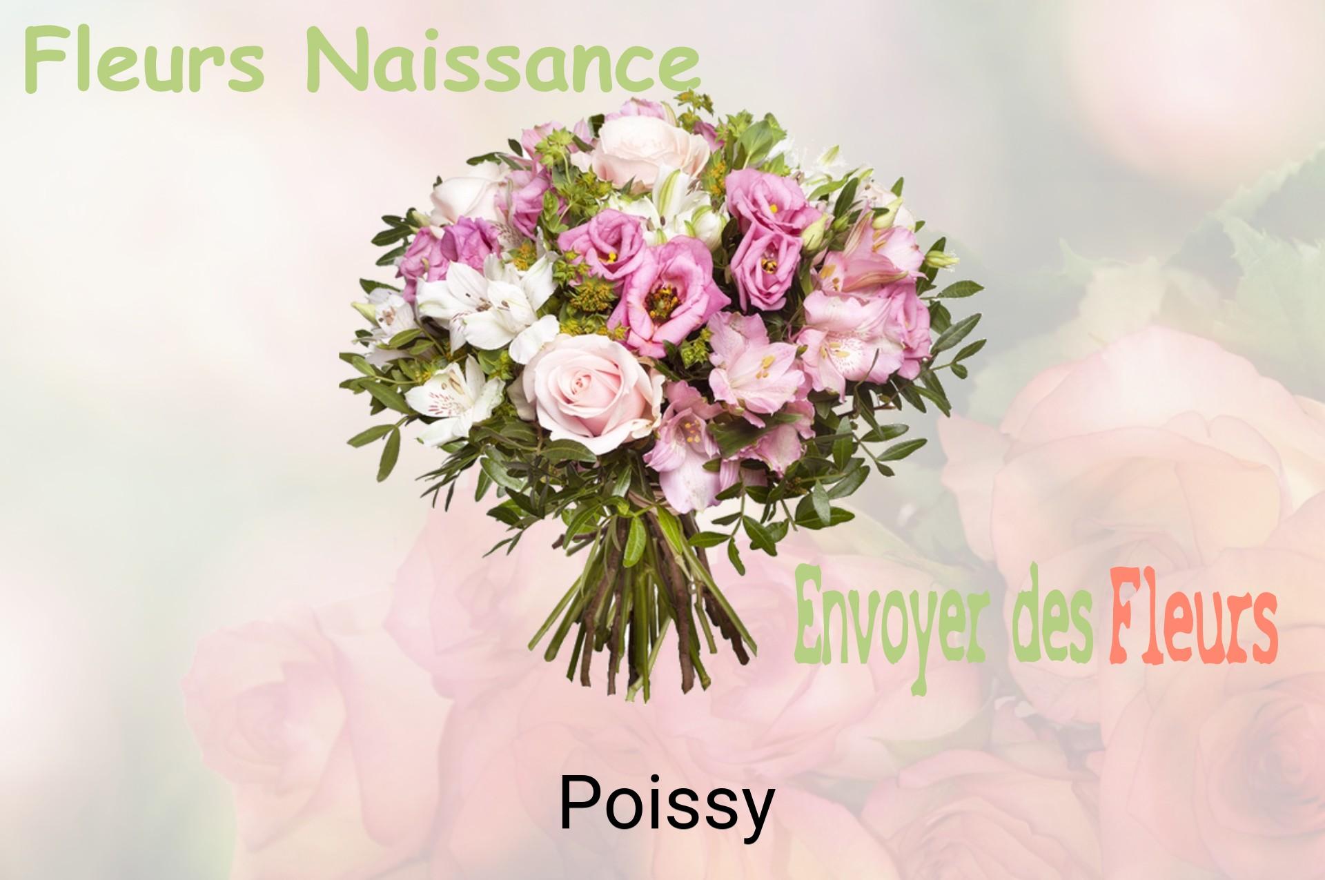 Bouquet de fleurs de naissance livré à Poissy